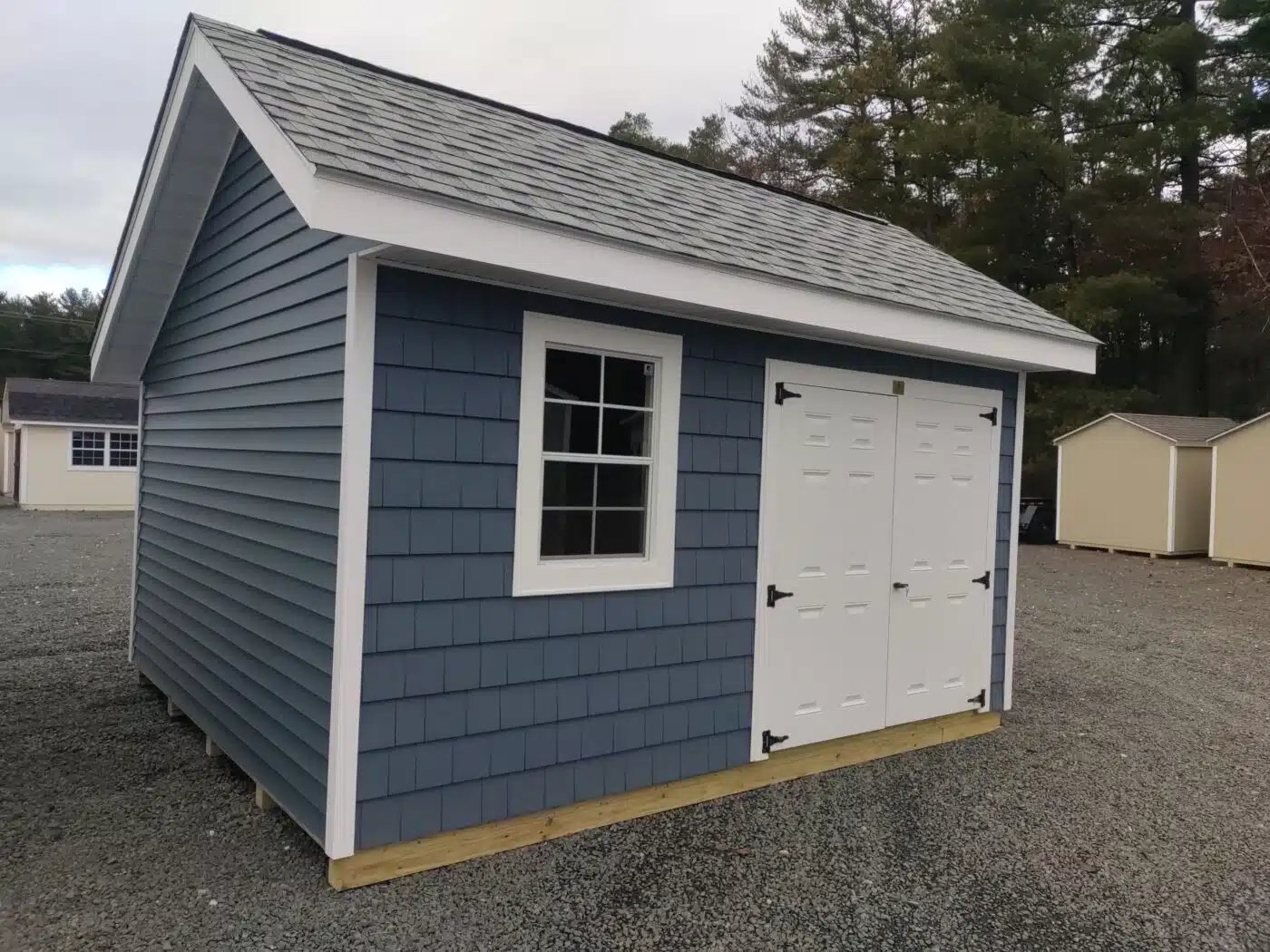 12′ x 14′ New England Quaker Vinyl Shed $100 off per day until sold!