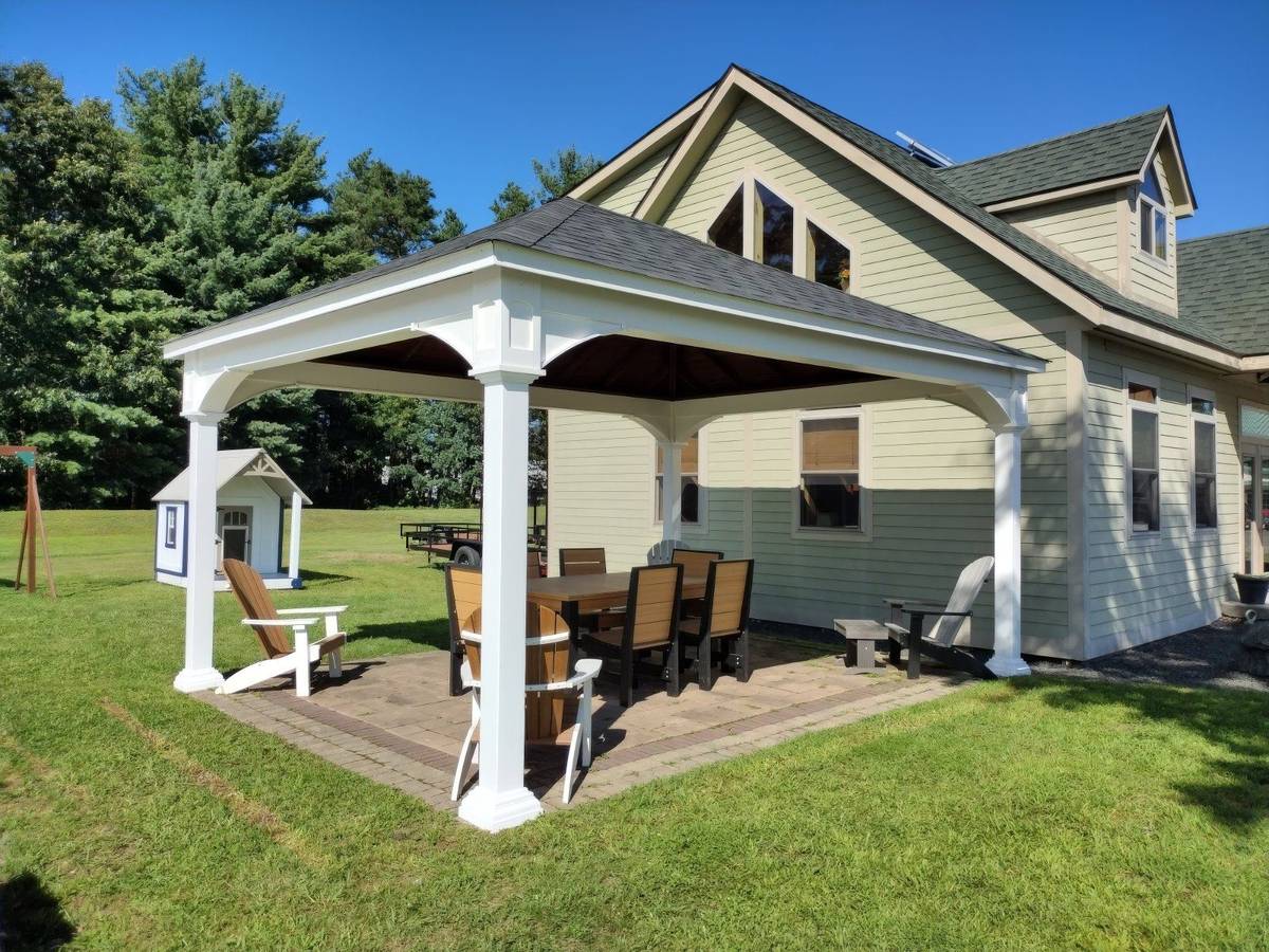 14′ x 18′ Traditional Vinyl Pavilion