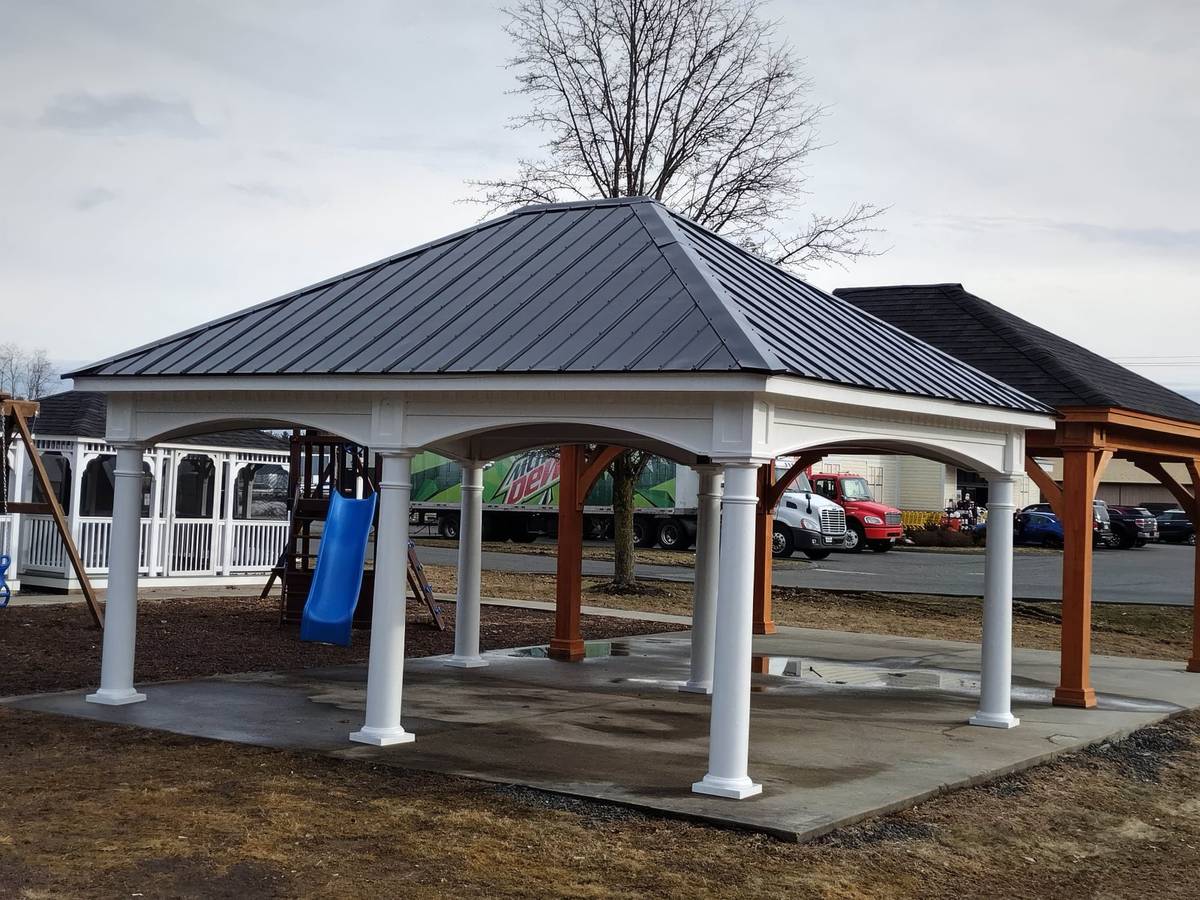 16′ x 20′ Hampton Vinyl Pavilion