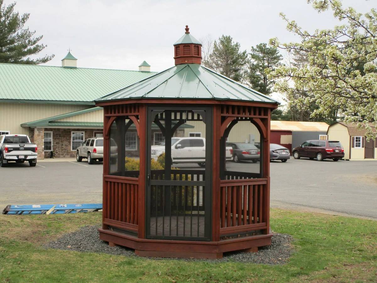 10 octagon wood dutch gazebo