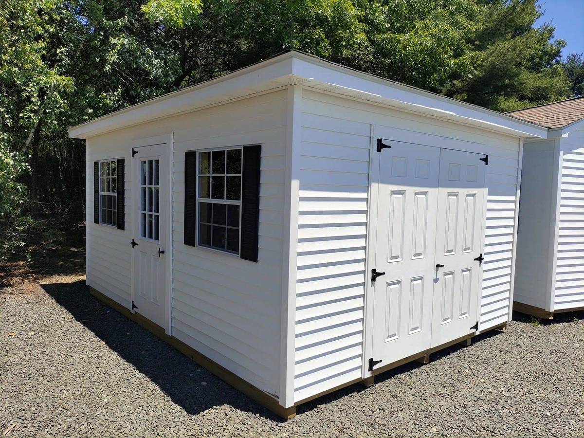 12′ x 16′ New England Villa Vinyl Shed