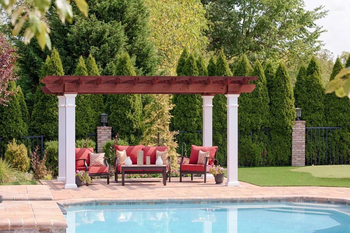 Artisan cedar wood pergolas