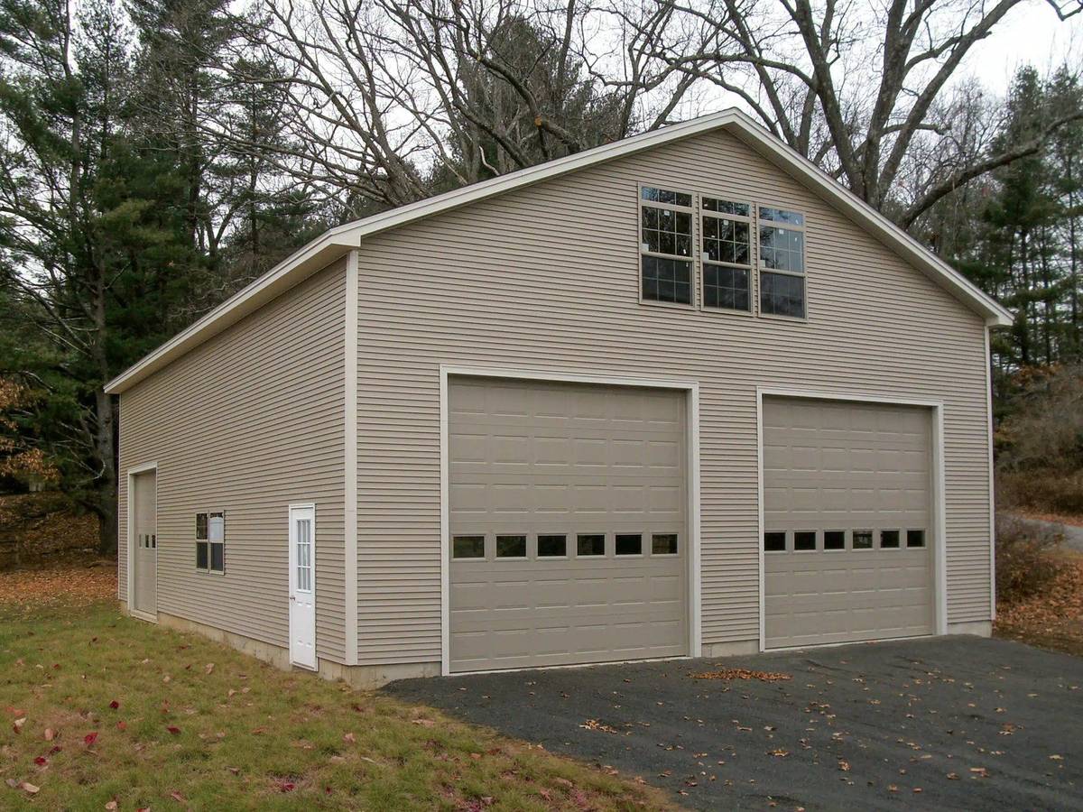 Pre built 2 car garage