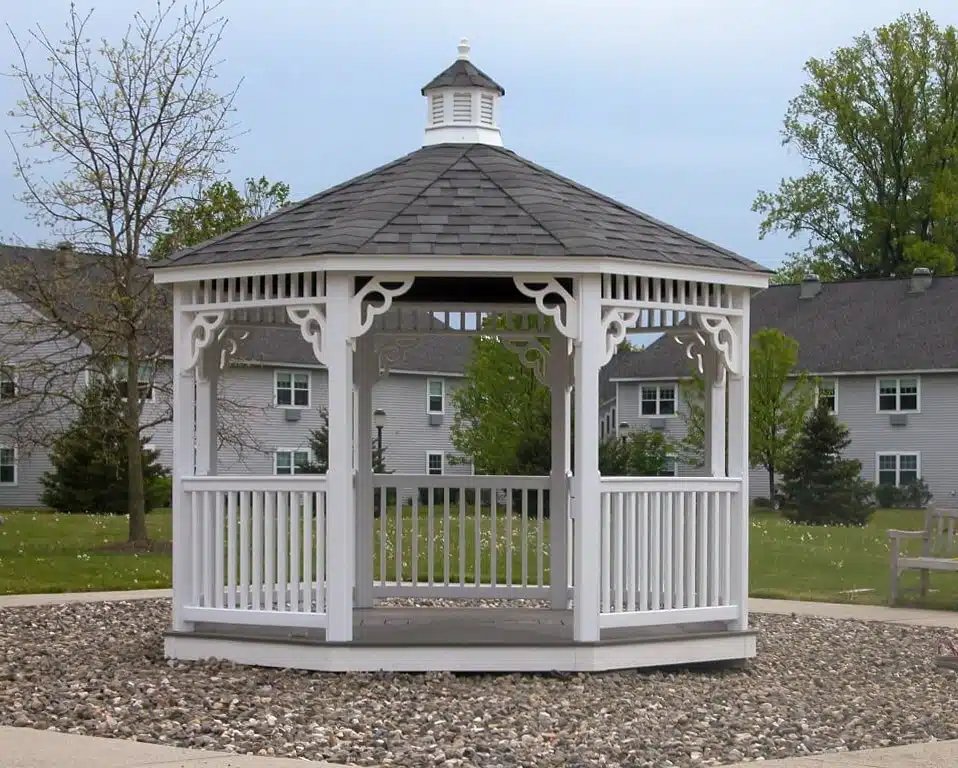 Vinyl octagonal gazebo