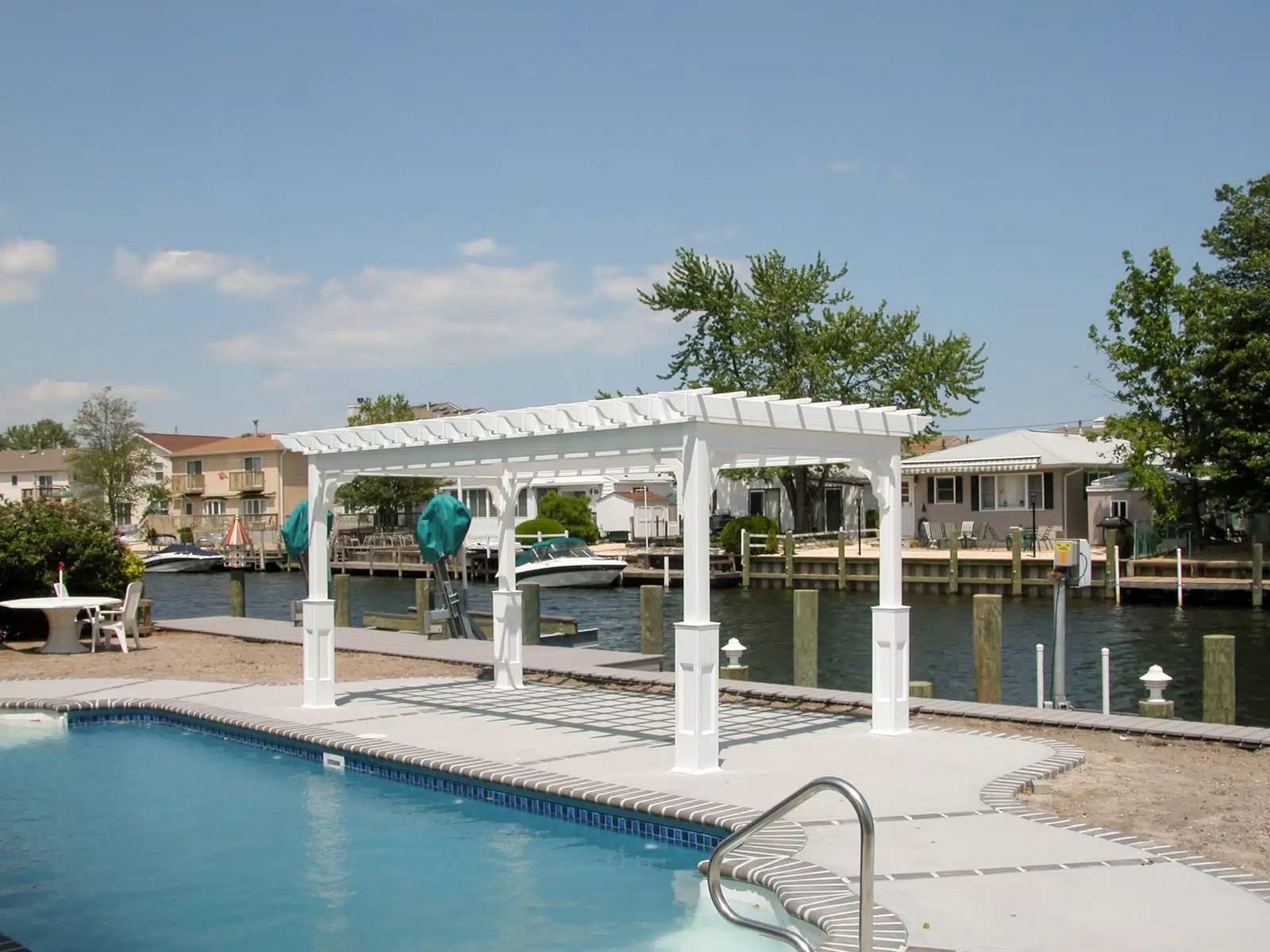 Vinyl pergola designs