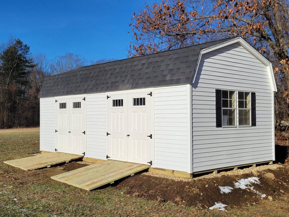 Keystone Dutch Colonial shed — real Hometown Structures Dutch Colonial photo, full shed