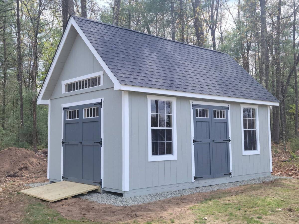 Homestead Hampshire with 2nd Floor shed — real Hometown Structures Hampshire with 2nd Floor photo, full shed